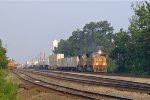 UP 4767 leads NS train 214 northbound